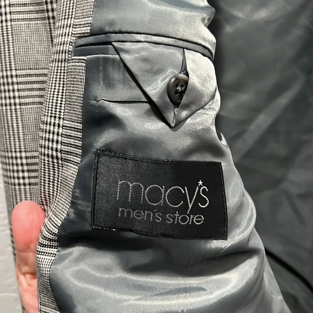 Andrew Fezza Signature collection Macy’s mens store Blazer Jacket NWT Size 40L